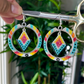 Silver Hoops with Arrowhead
