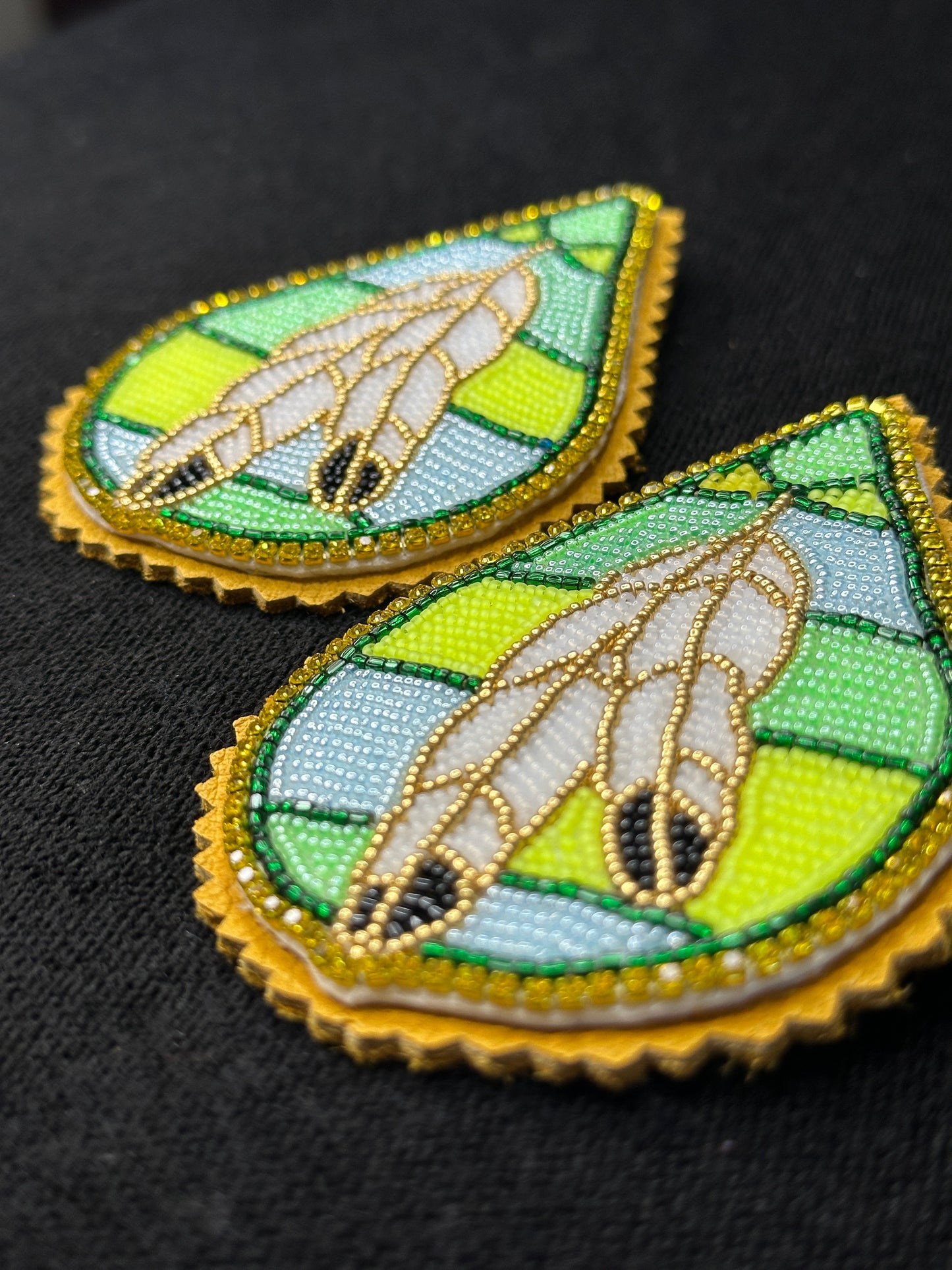 Stained Glass Beaded Earrings