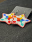 Rainbow Star Earrings!